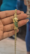 Load image into Gallery viewer, San Judas Chino Monaco 10k Gold Bracelet