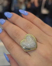 Load image into Gallery viewer, Cubic Zirconia Heart Ring