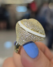 Load image into Gallery viewer, Cubic Zirconia Heart Ring