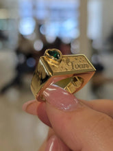Load image into Gallery viewer, Personalized Heart Name Gold Ring