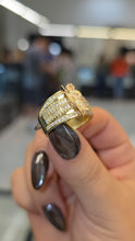 Load image into Gallery viewer, 10K czs stones san judas ring