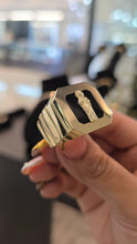 Load image into Gallery viewer, San Judas Rectangular Ring 10K Gold