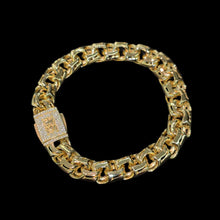 Load image into Gallery viewer, 10K Yellow Gold Chino Monaco Bracelet