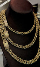 Load image into Gallery viewer, Customizable 10k Chino Monaco Chain