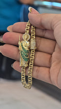 Load image into Gallery viewer, San Judas Chino Monaco 10k Gold Bracelet