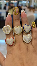 Load image into Gallery viewer, Cubic Zirconia Heart Ring