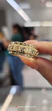 Load image into Gallery viewer, 10k Yellow Gold Chino Link Spinning Ring