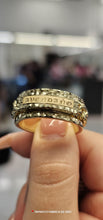 Load image into Gallery viewer, 10k Yellow Gold Chino Link Spinning Ring
