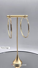 Load image into Gallery viewer, 10K Gold Earrings with czz