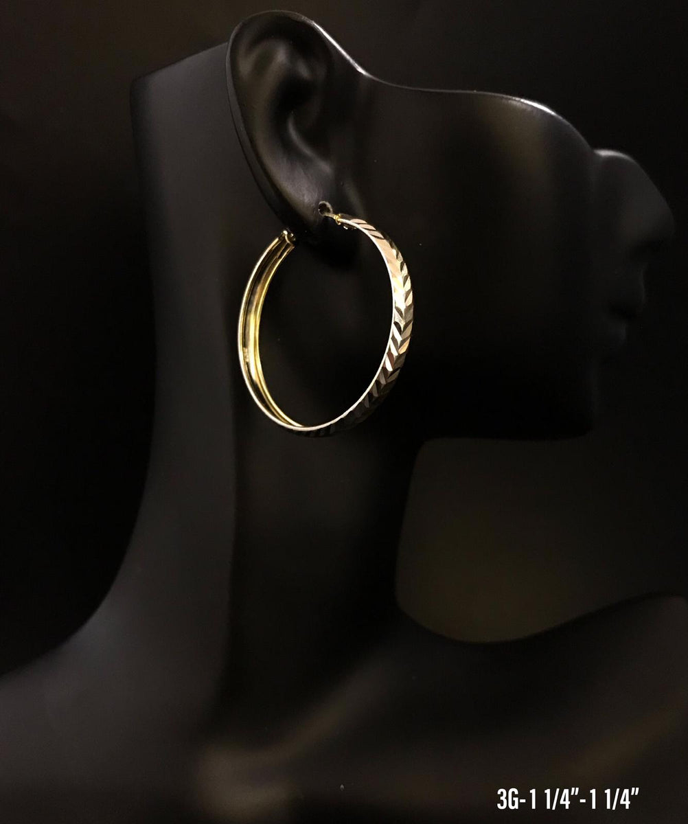 TAMARA HOOP EARRINGS - GOLD