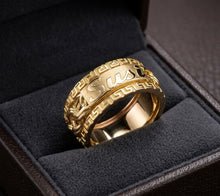 Load image into Gallery viewer, Anillo Ansiedad Personalizado 10k / Custom Anxiety Spinner Ring