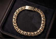Load image into Gallery viewer, 10 K GOLD SEMI SOLID CHINO BAR LINK BRACELET