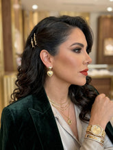 Load image into Gallery viewer, 10 K GOLD HEART TO HEART EARRINGS