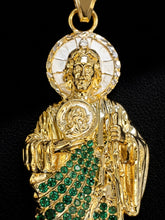 Load image into Gallery viewer, 10 K GOLD SAN JUDAS CHAIN, PENDANT AND RING SET