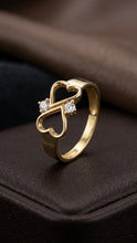 Load image into Gallery viewer, Infinity Heart Ring 10K Gold