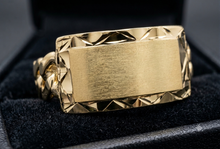Load image into Gallery viewer, 10 K GOLD CUBAN LINK RING