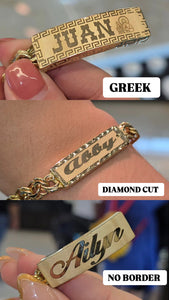 Chino Monaco 10k Gold Bracelet