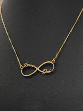 Load image into Gallery viewer, Custom Name Infinite Necklace