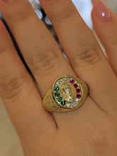 Load image into Gallery viewer, Sacred Guadalupe Custom Gold Ring