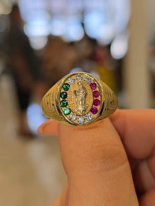 Sacred Guadalupe Custom Gold Ring