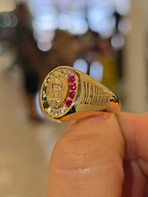 Load image into Gallery viewer, Sacred Guadalupe Custom Gold Ring
