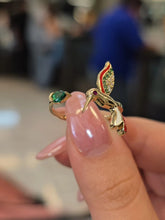 Load image into Gallery viewer, Hummingbird Gold Ring