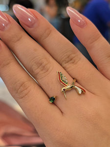 Hummingbird Gold Ring