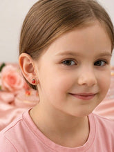 Load image into Gallery viewer, 10 K GOLD LADYBUG STUD EARRINGS