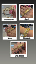 Load image into Gallery viewer, Custom chinobar superflat monaco bracelet 10k