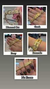 Custom chinobar superflat monaco bracelet 10k