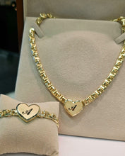 Load image into Gallery viewer, Monaco Heart Lock Bundle 10k Gold