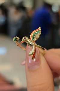 Hummingbird Gold Ring