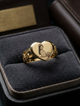 Load image into Gallery viewer, SILVER HEART CHINO LINK RING