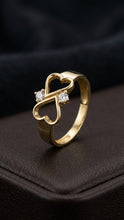 Load image into Gallery viewer, Infinity Heart Ring 10K Gold