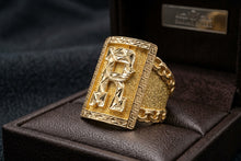 Load image into Gallery viewer, 10K Gold Custom Chino Link Ring