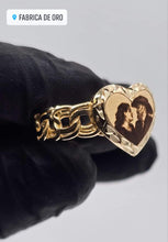 Load image into Gallery viewer, Chino Mónaco Heart Ring 10k Gold (Viral TikTok ring)