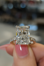 Load image into Gallery viewer, Radiant Cut Lab Diamond Ring
