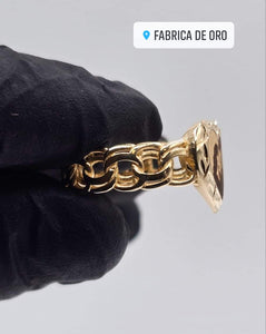 Chino Mónaco Heart Ring 10k Gold (Viral TikTok ring)