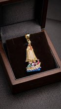 Load image into Gallery viewer, 14 K GOLD NUESTRA SEÑORA DE LA CARIDAD DEL COBRE PENDANT