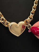 Load image into Gallery viewer, 10 K GOLD MONACO HEART NECKLACE