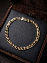 Load image into Gallery viewer, 10 K GOLD CHINO BAR BRACELET