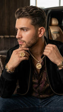 Load image into Gallery viewer, 10 K Gold Mexican 50 Pesos Centenario Coin Medallion &amp; Ring Set