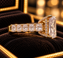 Load image into Gallery viewer, Radiant Elegance – 4.02 CT Lab Diamond Ring