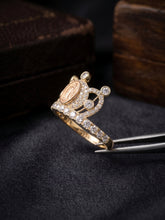 Load image into Gallery viewer, 10 K GOLD CROWN VIRGENCITA RING