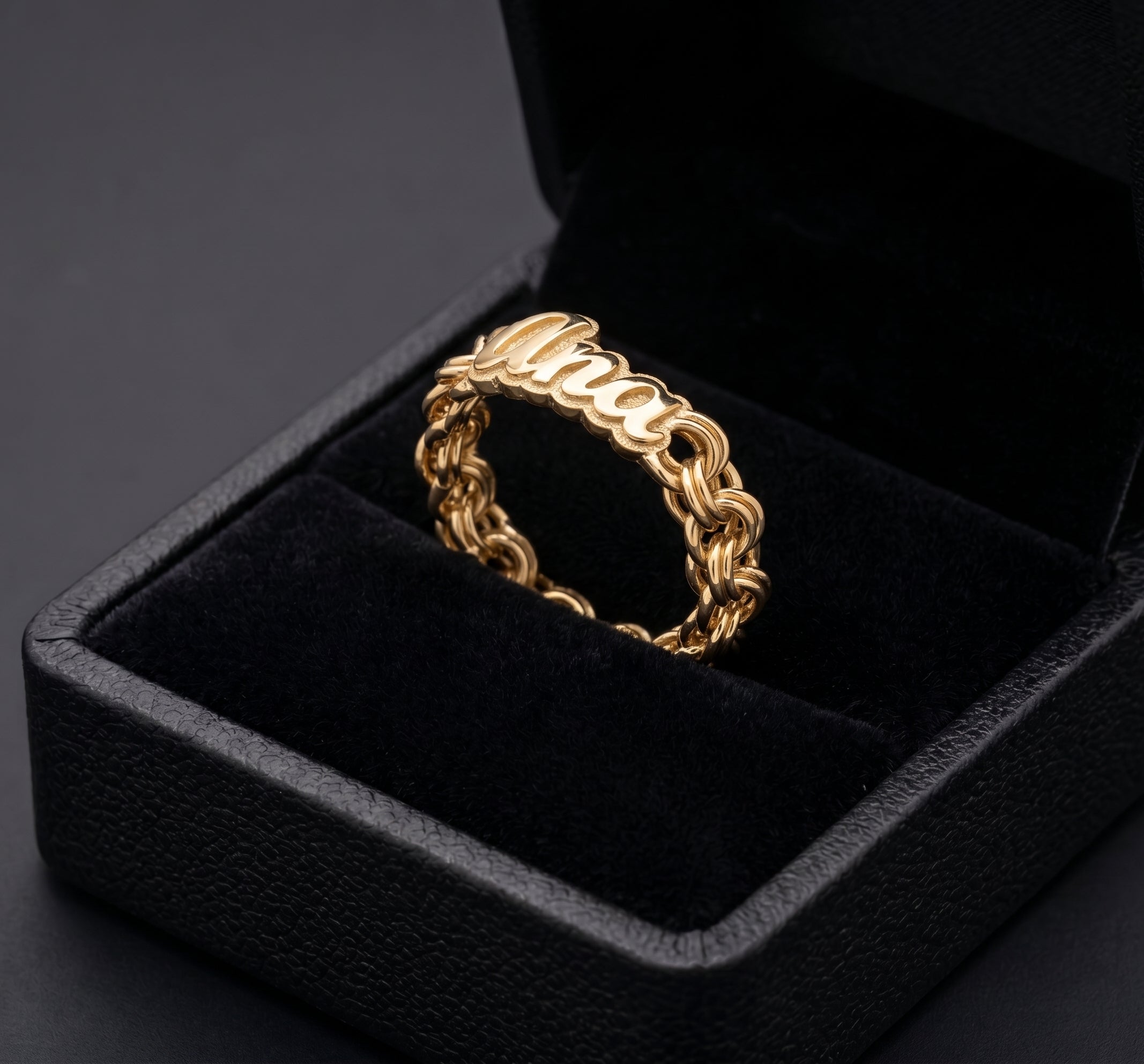 指輪・リング togo old button ring no.2 Chino link double dimension name ring! – TAMAYO GOLD LLC