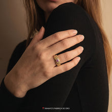 Load image into Gallery viewer, Heart Stone Nugget Ring!