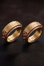 Load image into Gallery viewer, 10k Yellow Gold Chino Link Spinning Ring