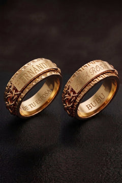 10k Yellow Gold Chino Link Spinning Ring – TAMAYO GOLD LLC
