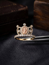 Load image into Gallery viewer, 10 K GOLD CROWN VIRGENCITA RING