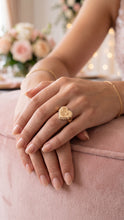 Load image into Gallery viewer, Quinceañera Chino Heart Ring 10K Yellow Gold